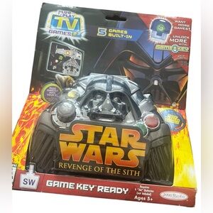 Star Wars Revenge of the Sith Plug & Play RETRO TV Game DARTH VADER RCA Plug NIB